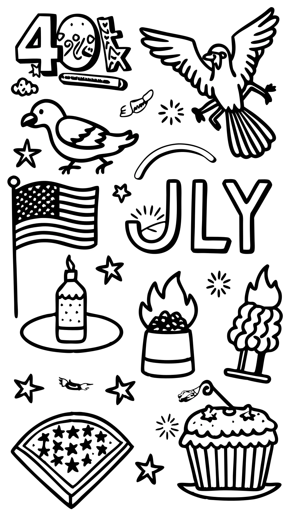 july 4th coloring pages